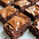 Homemade Double Chocolate Espresso Brownies recipe photo