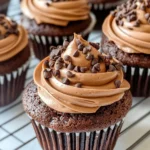 Homemade Fluffy Chocolate Mousse Cupcakes photo