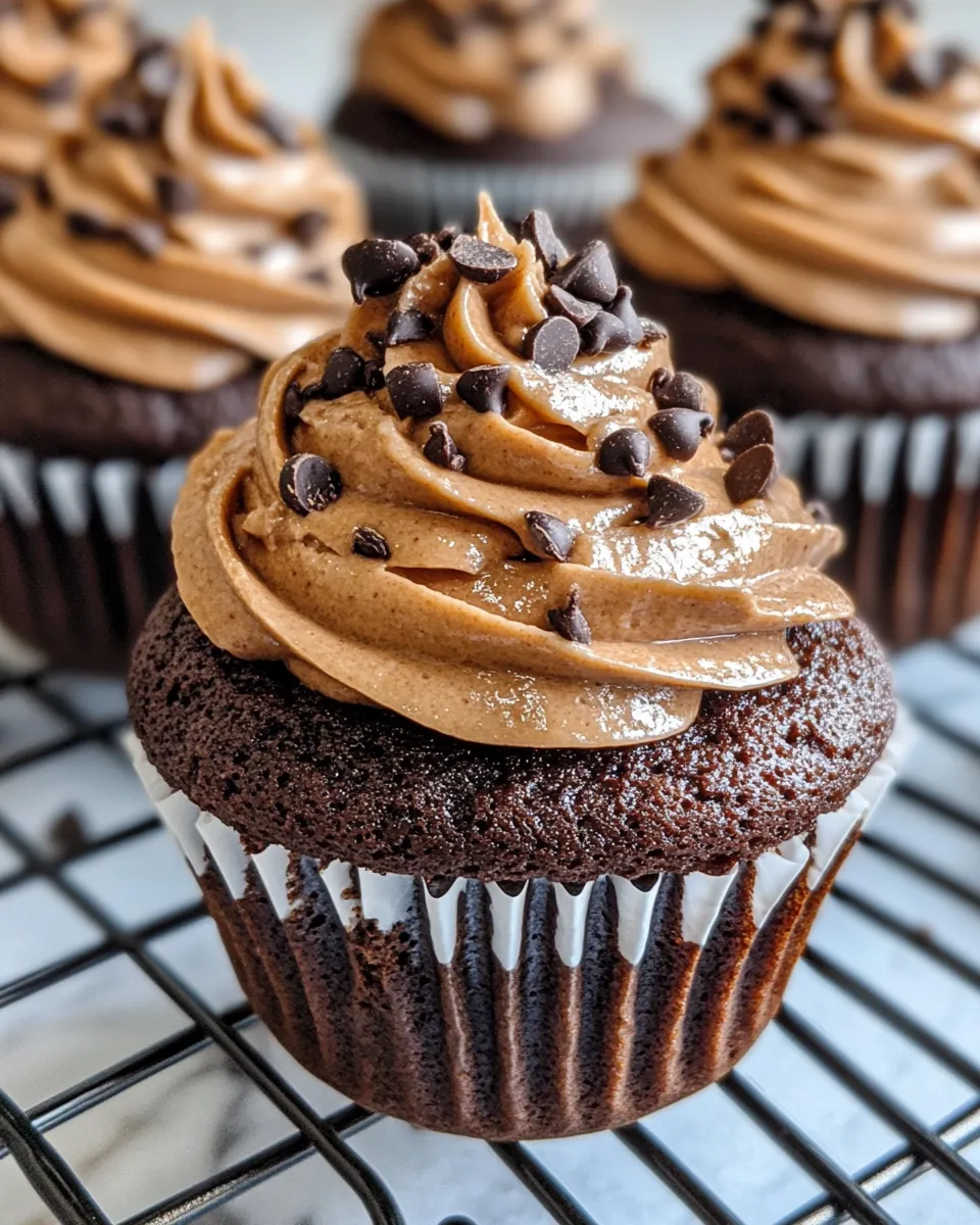 Classic Fluffy Chocolate Mousse Cupcakes image
