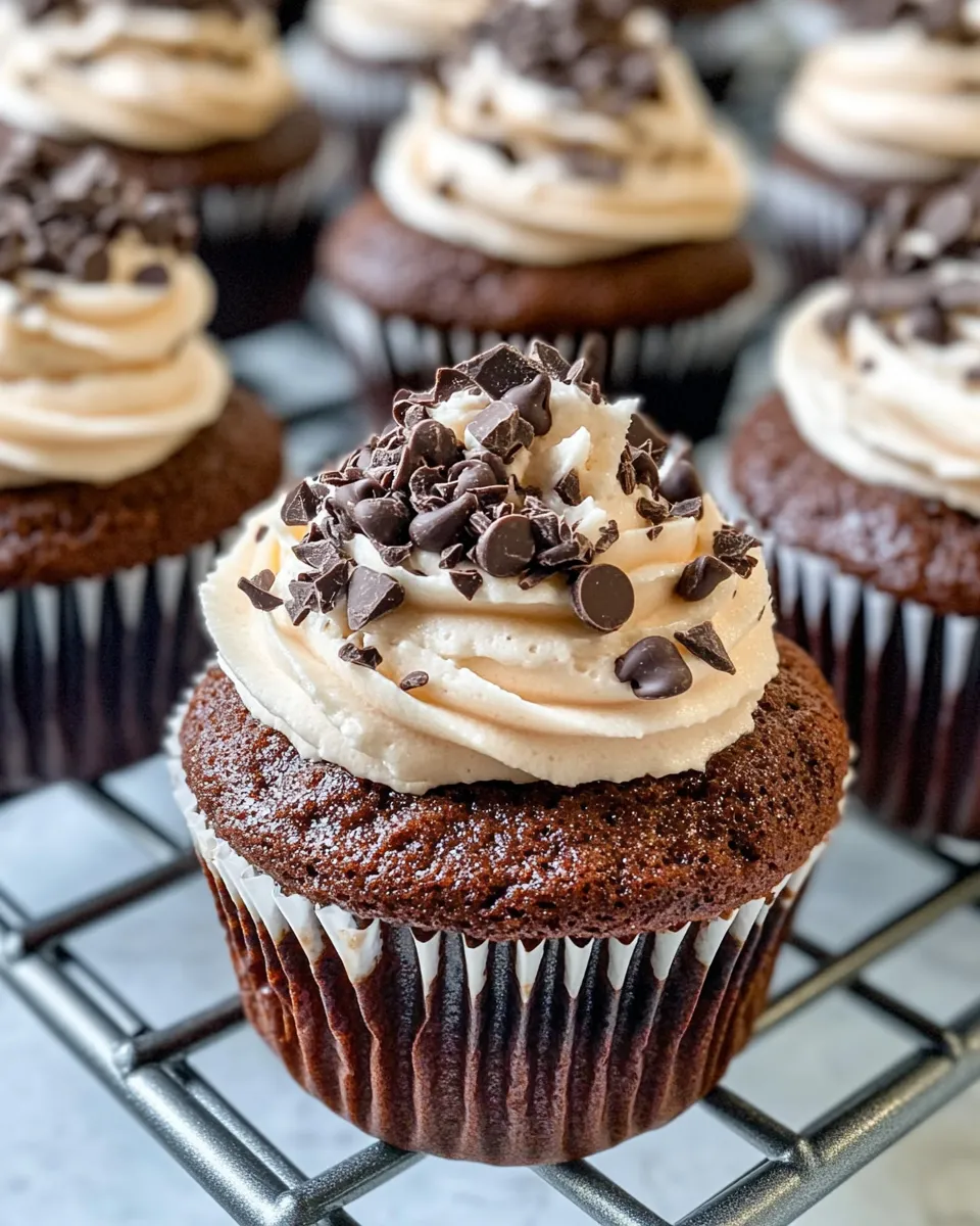 Delicious Fluffy Chocolate Mousse Cupcakes dish photo