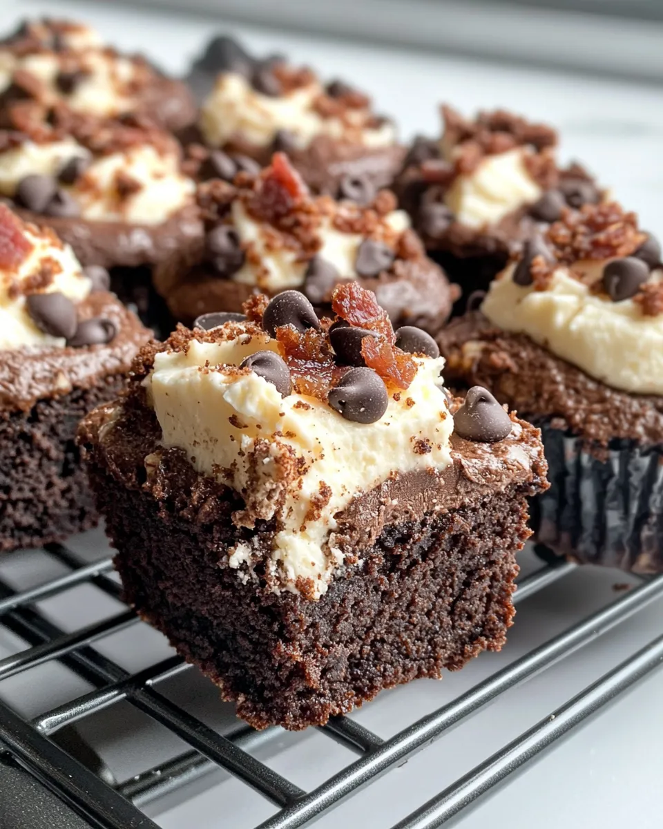 Classic Fluffy Cream Cheese Brownie Cups image