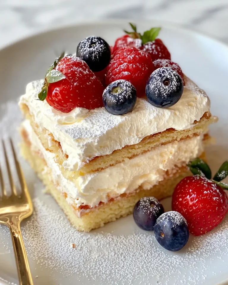 Homemade Fluffy Vanilla Bean Mousse Cake recipe photo