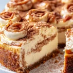 Homemade Fluffy & Creamy Cinnamon Roll Cheesecake photo