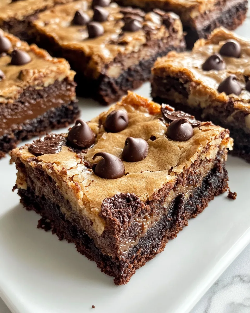 Delicious Fudgy Brownie Cookie Layer Bars dish photo