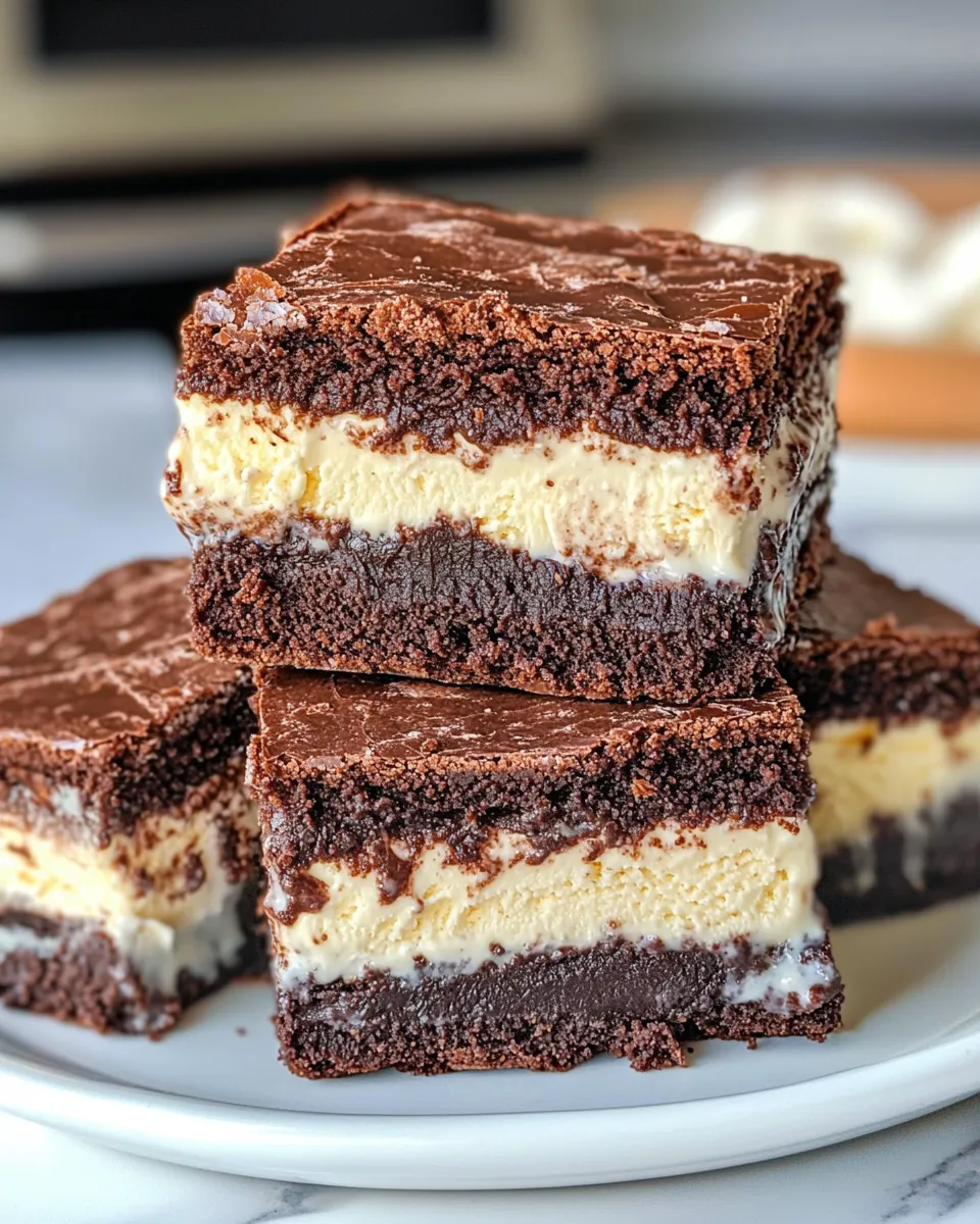 Homemade Fudgy Brownie Ice Cream Sandwiches photo