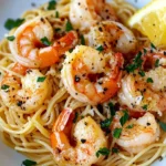 Classic Garlic Butter Shrimp Scampi Pasta photo