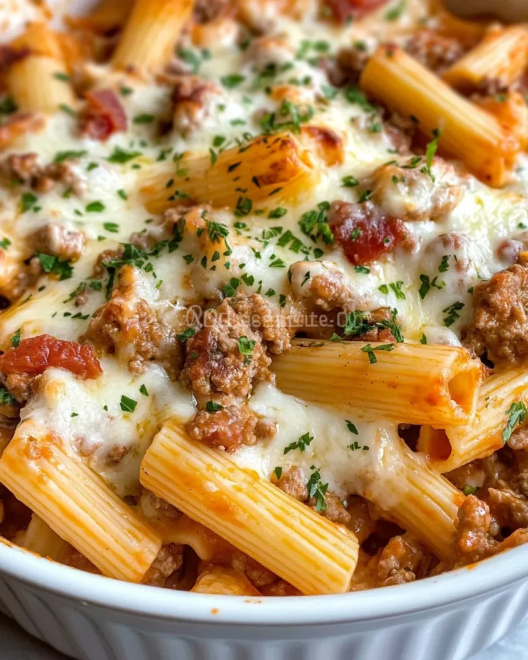 Homemade Loaded Beef & Three-Cheese Pasta Casserole photo