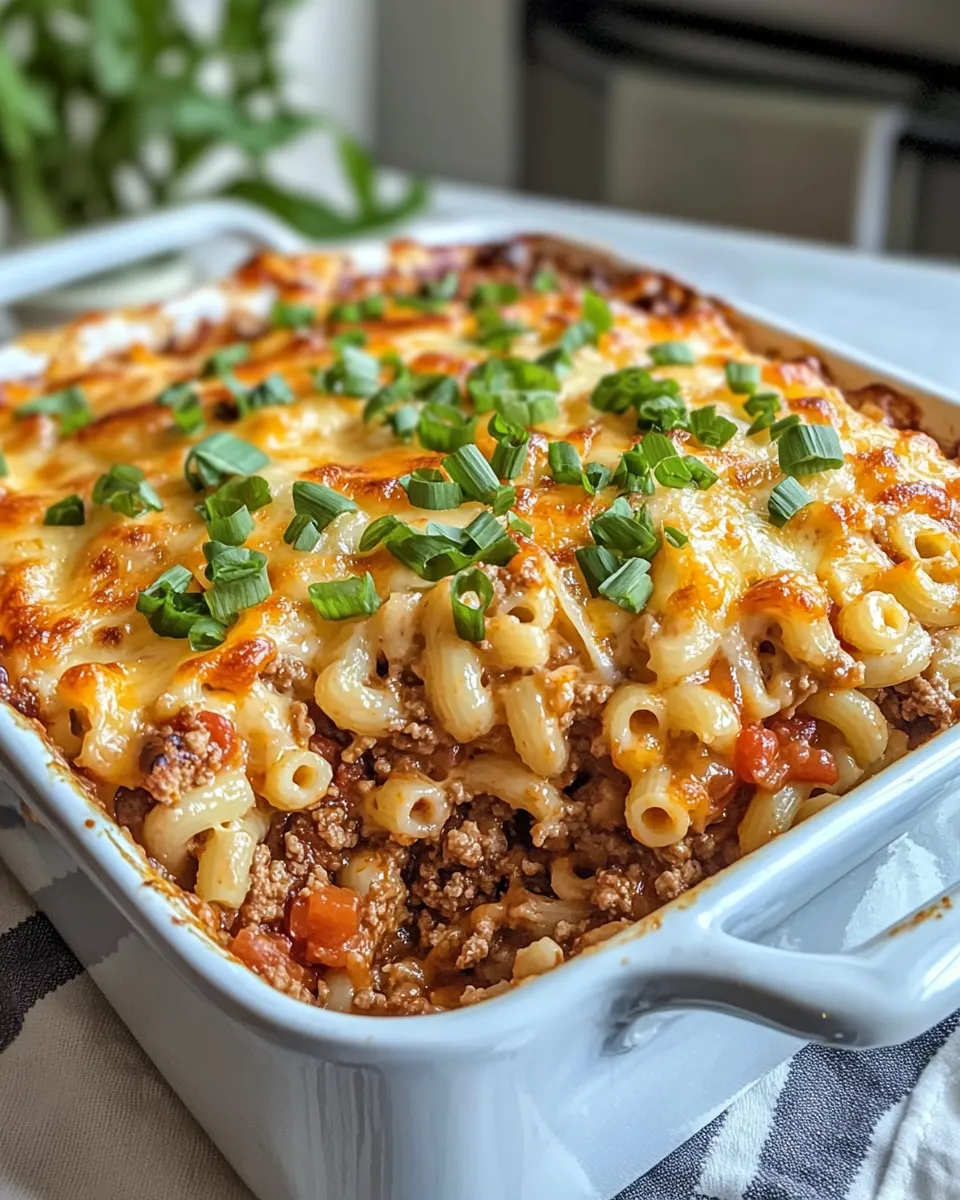 Homemade Loaded Chili Mac and Cheese Bake photo