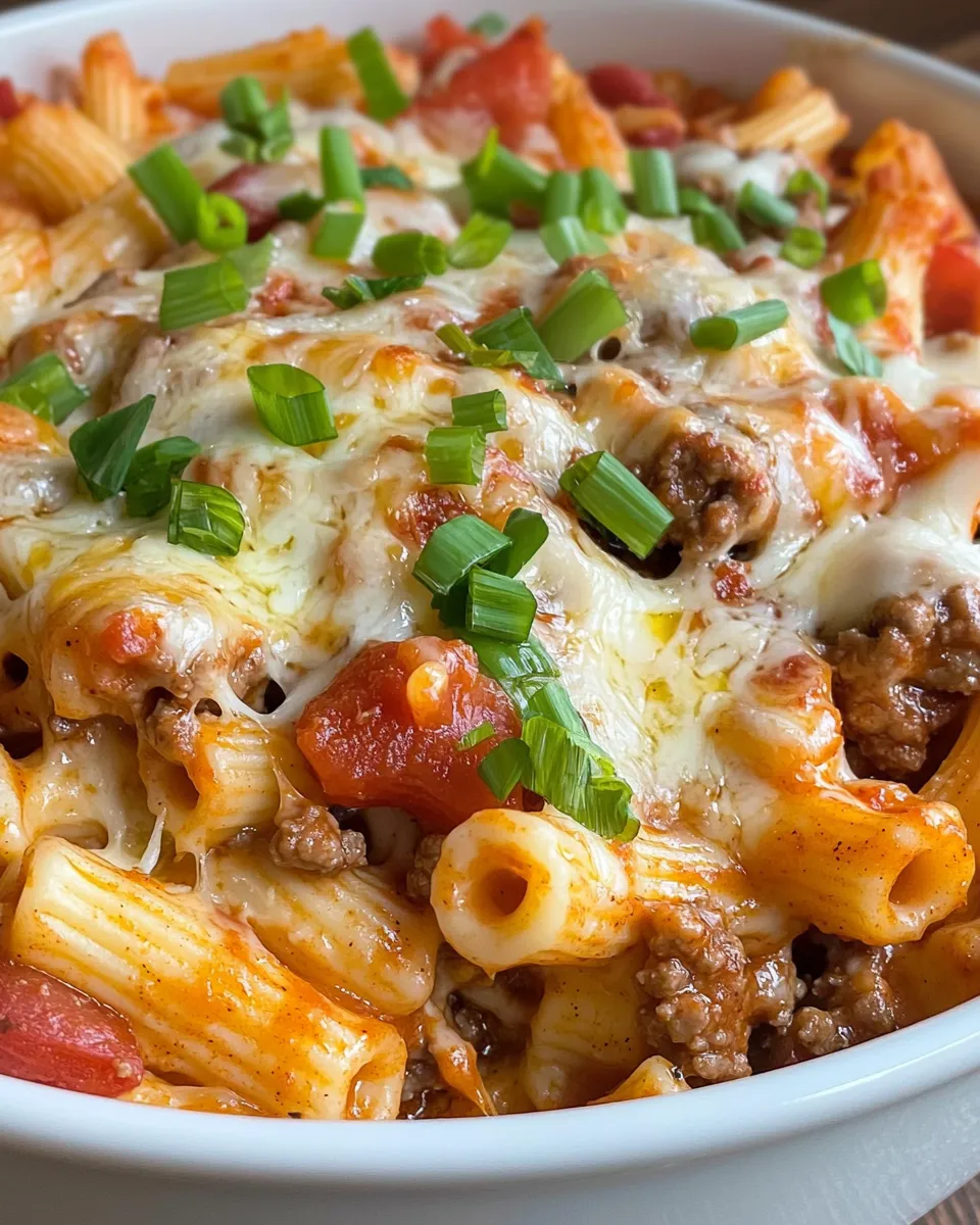 Easy Loaded Chili Mac and Cheese Bake recipe photo