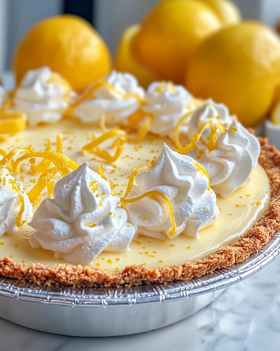 Classic Melt-In-Your-Mouth Lemon Cream Pie image