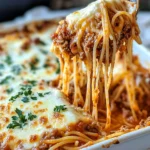 Homemade Million Dollar Baked Spaghetti photo