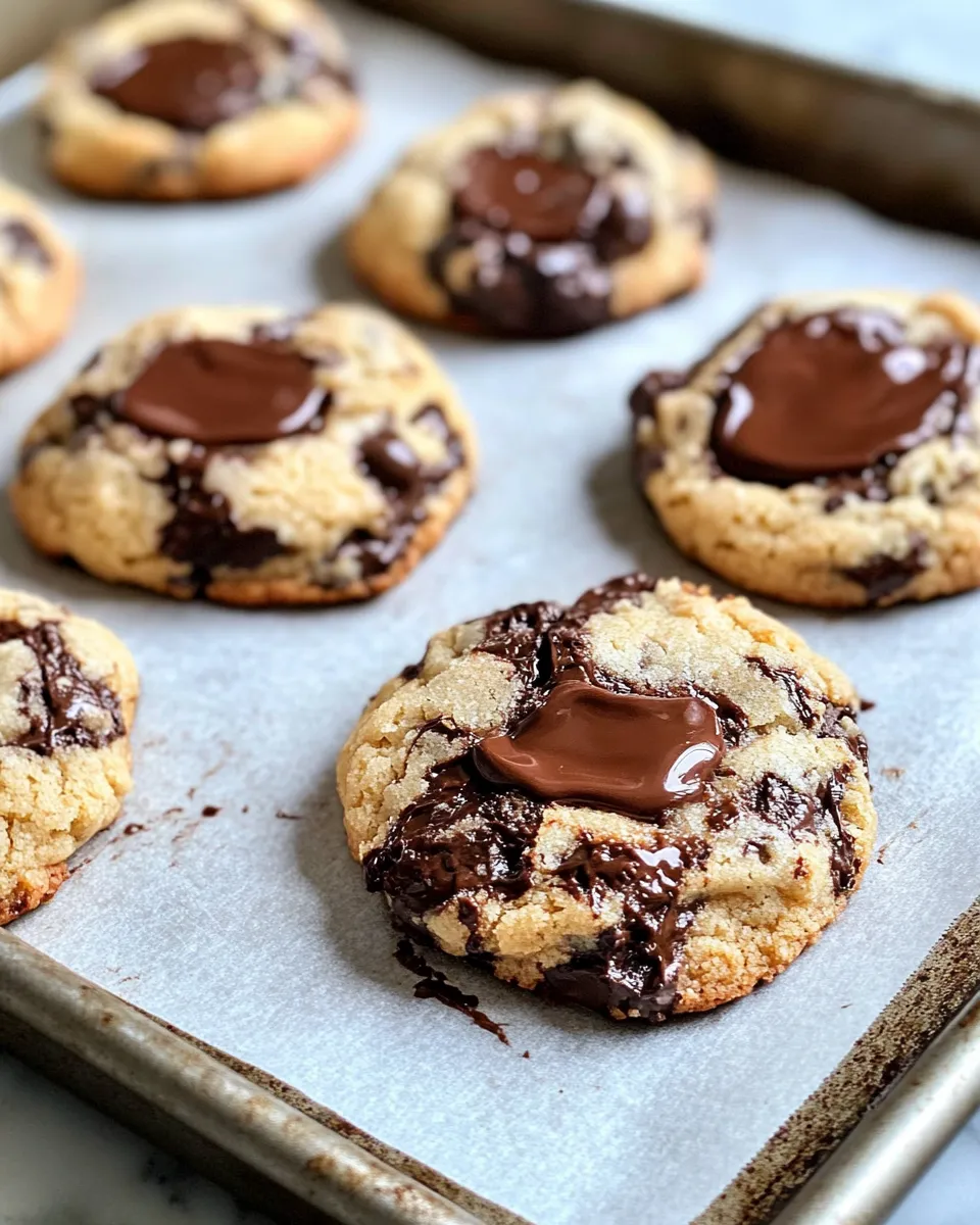 Easy Nutella-Filled Chocolate Chip Cookies recipe photo