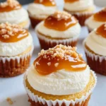 Homemade Salted Caramel Swirl Cheesecake Bites photo