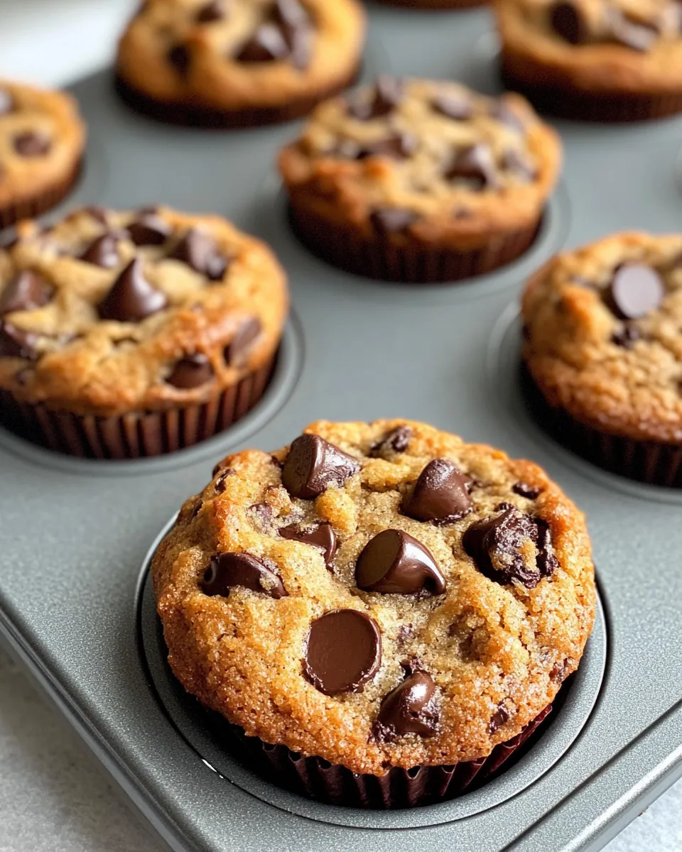 Homemade Soft Chocolate Chip Cookie Cups photo