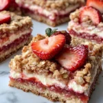 Homemade Strawberry Cream Cheese Crumb Bars photo
