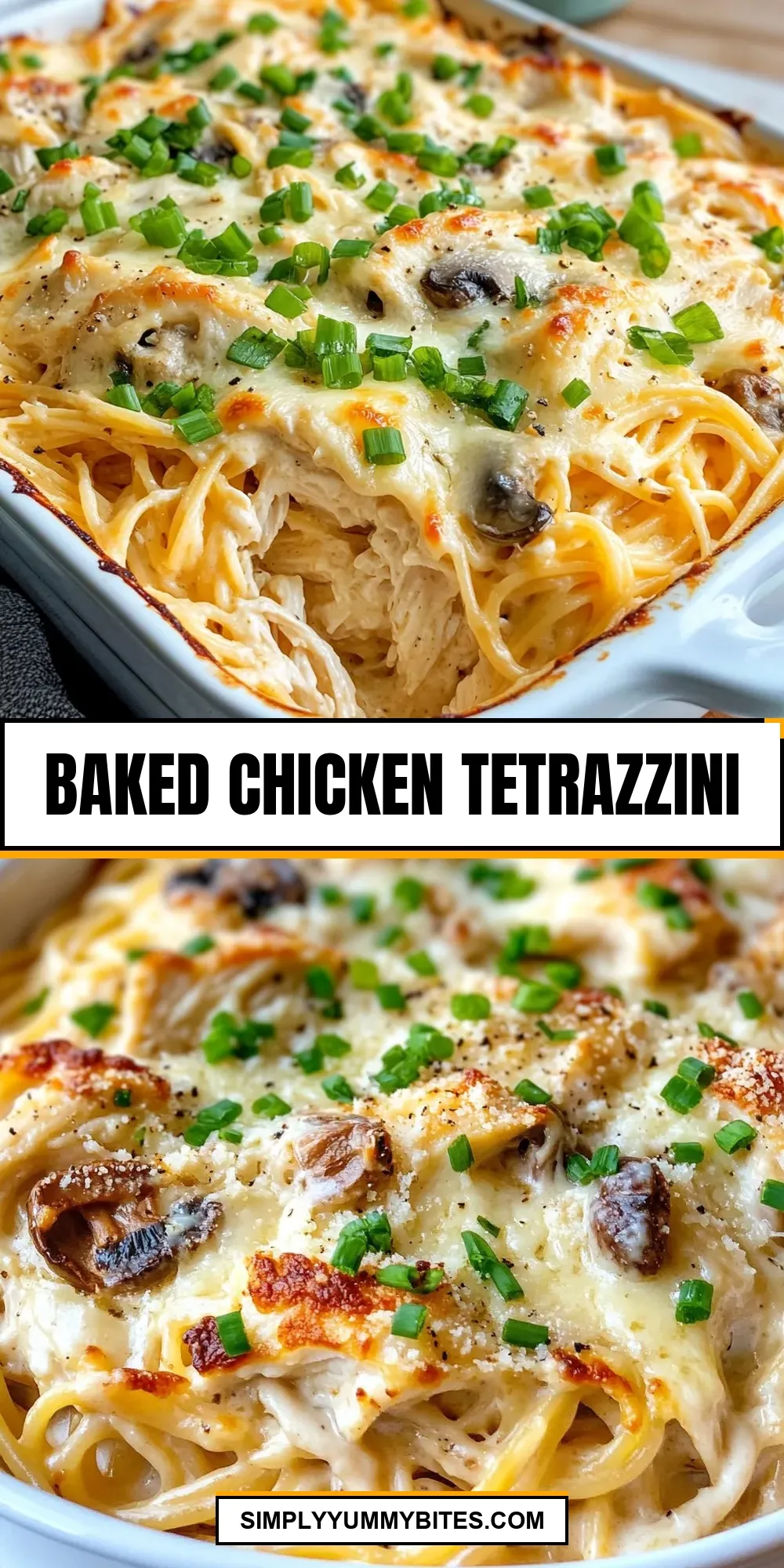 Baked Chicken Tetrazzini Recipe