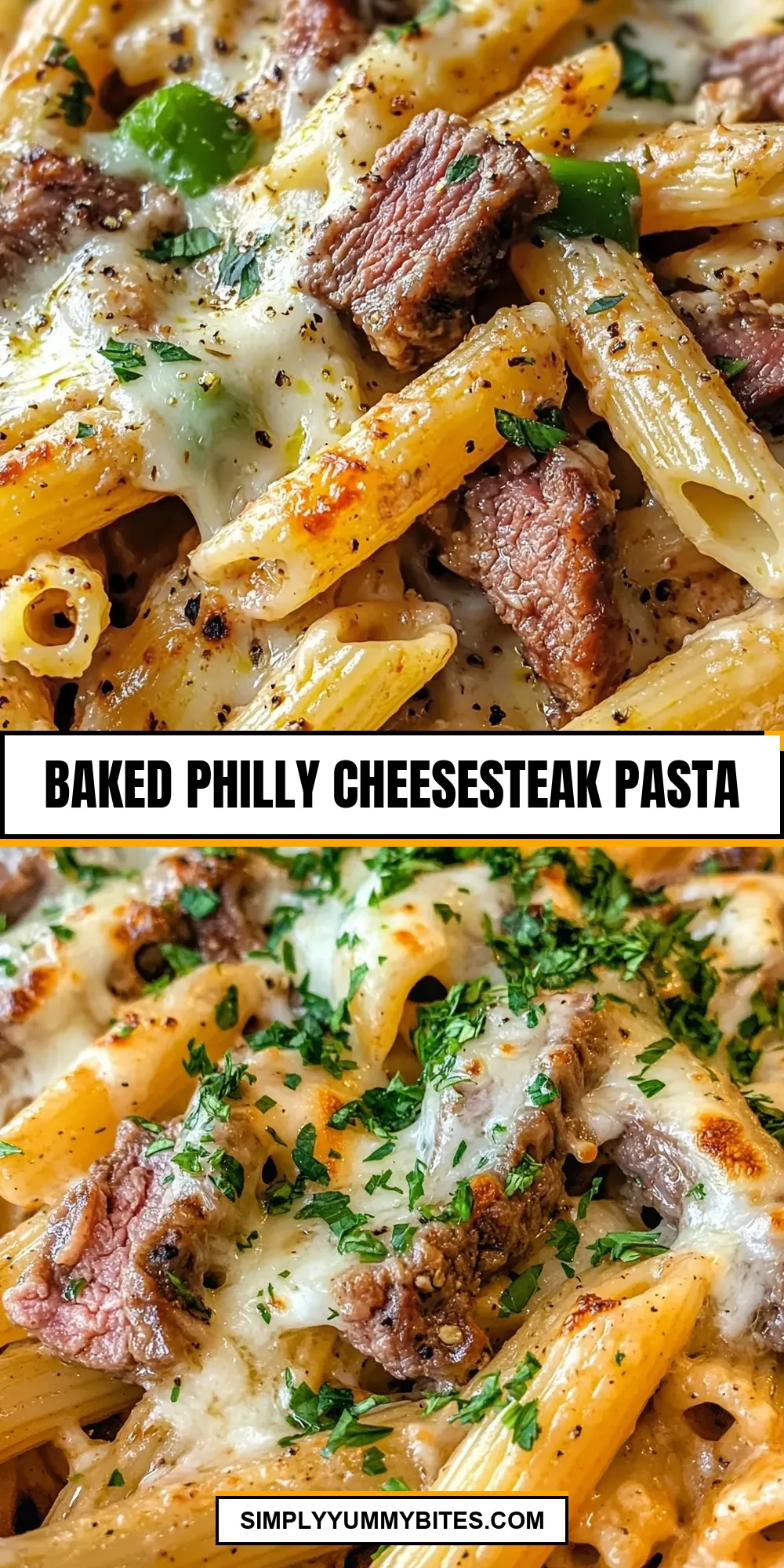 How To Make Tasty Baked Philly Cheesesteak Pasta
