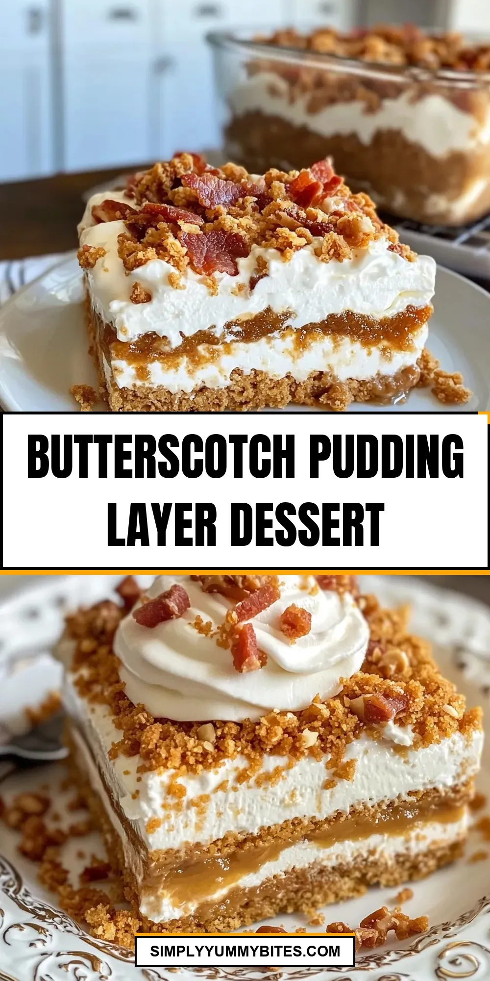 Butterscotch Pudding Layer Dessert Recipe