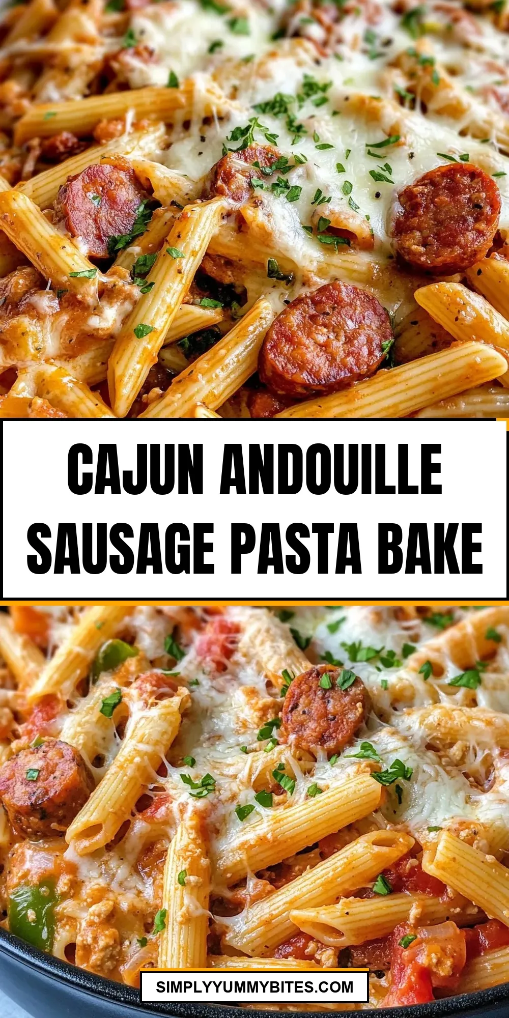 Easy Cajun Andouille Sausage Pasta Bake Recipe