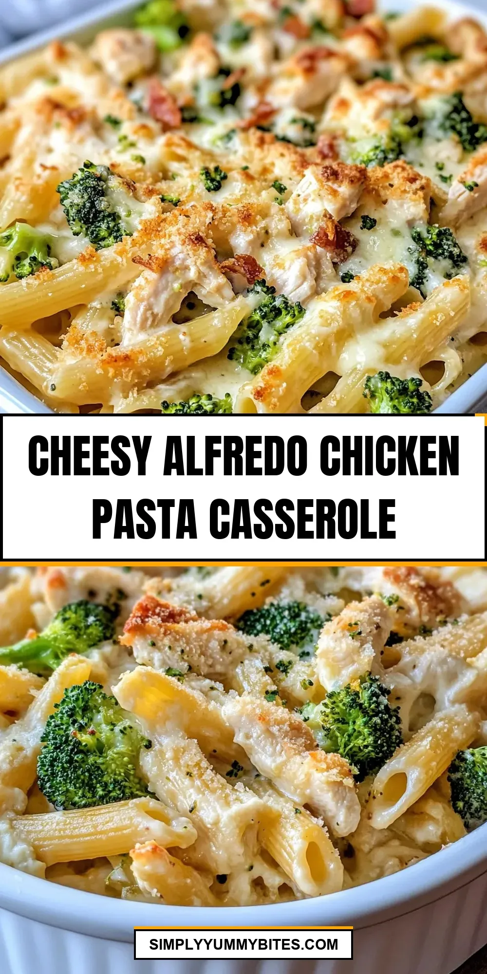 How To Make Amazing Cheesy Alfredo Chicken Pasta Casserole