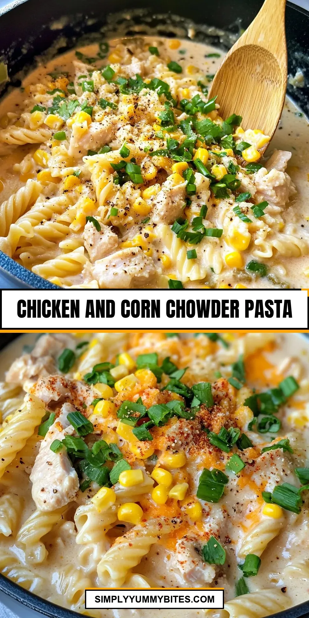 Easy Chicken And Corn Chowder Pasta Recipe