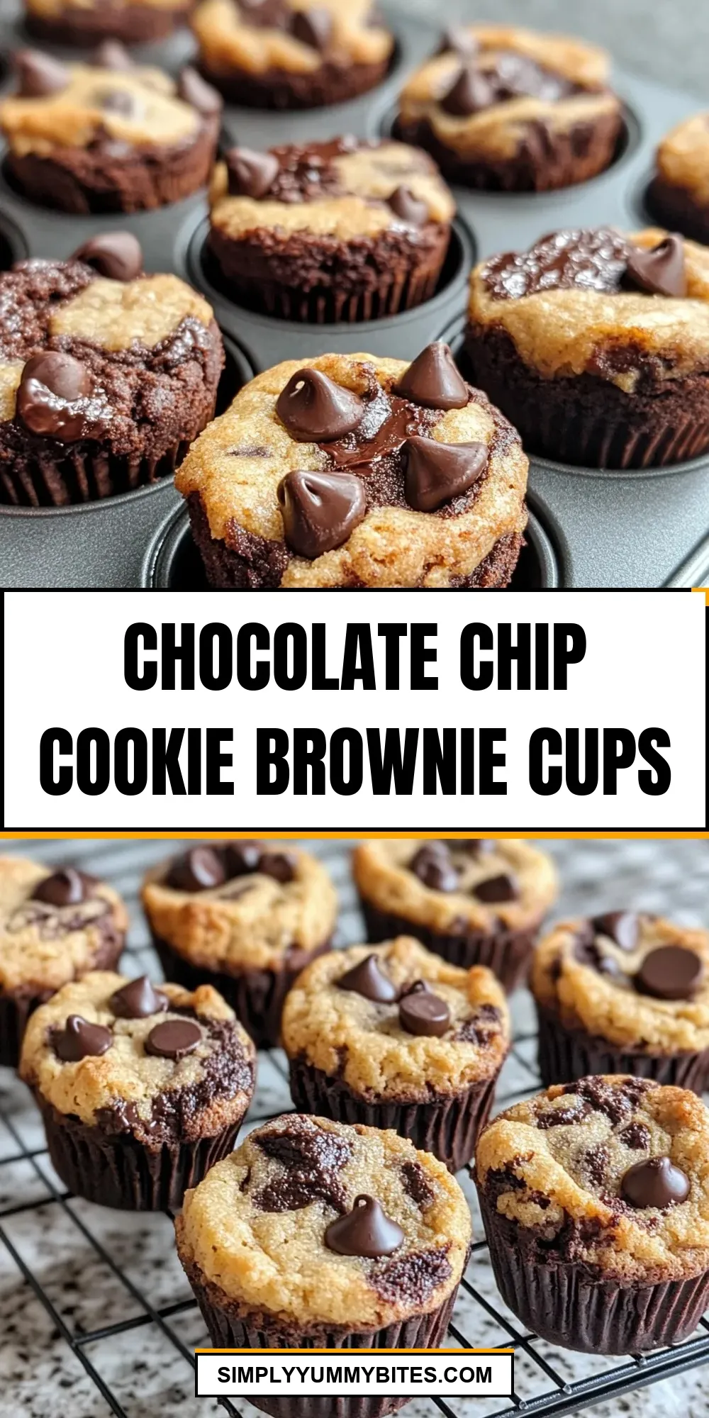 Chocolate Chip Cookie Brownie Cups (Fresh & Delicious)
