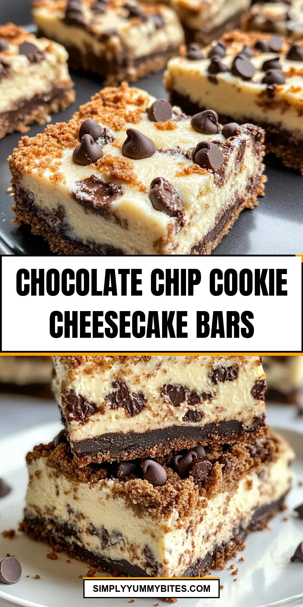 Chocolate Chip Cookie Cheesecake Bars Recipe