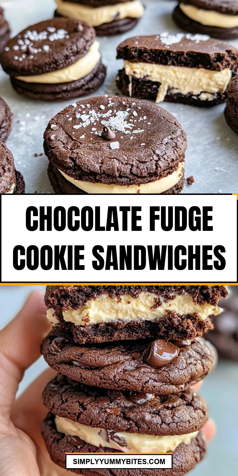 How To Make Perfect Chocolate Fudge Cookie Sandwiches