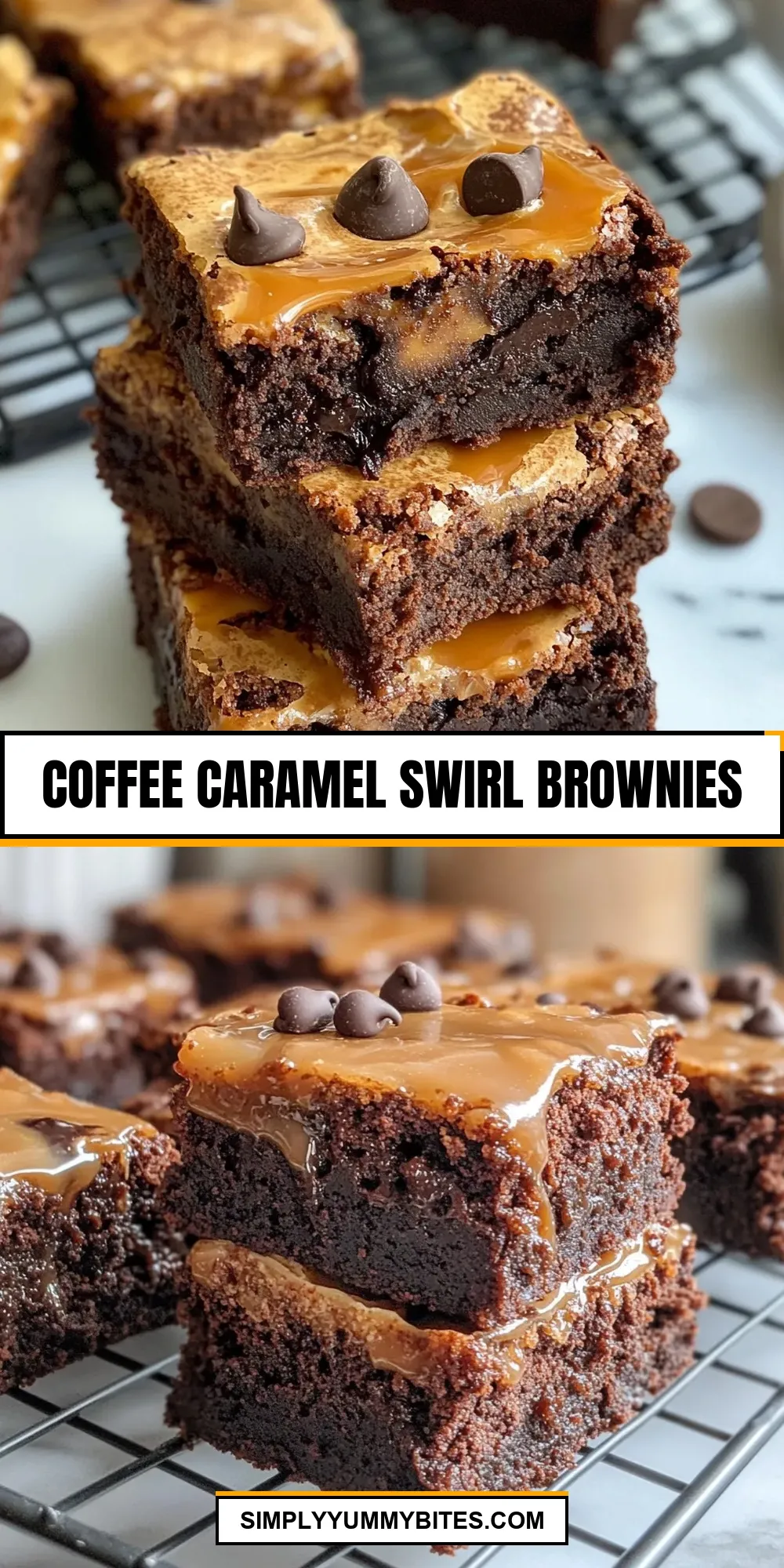 How To Make The Best Coffee Caramel Swirl Brownies