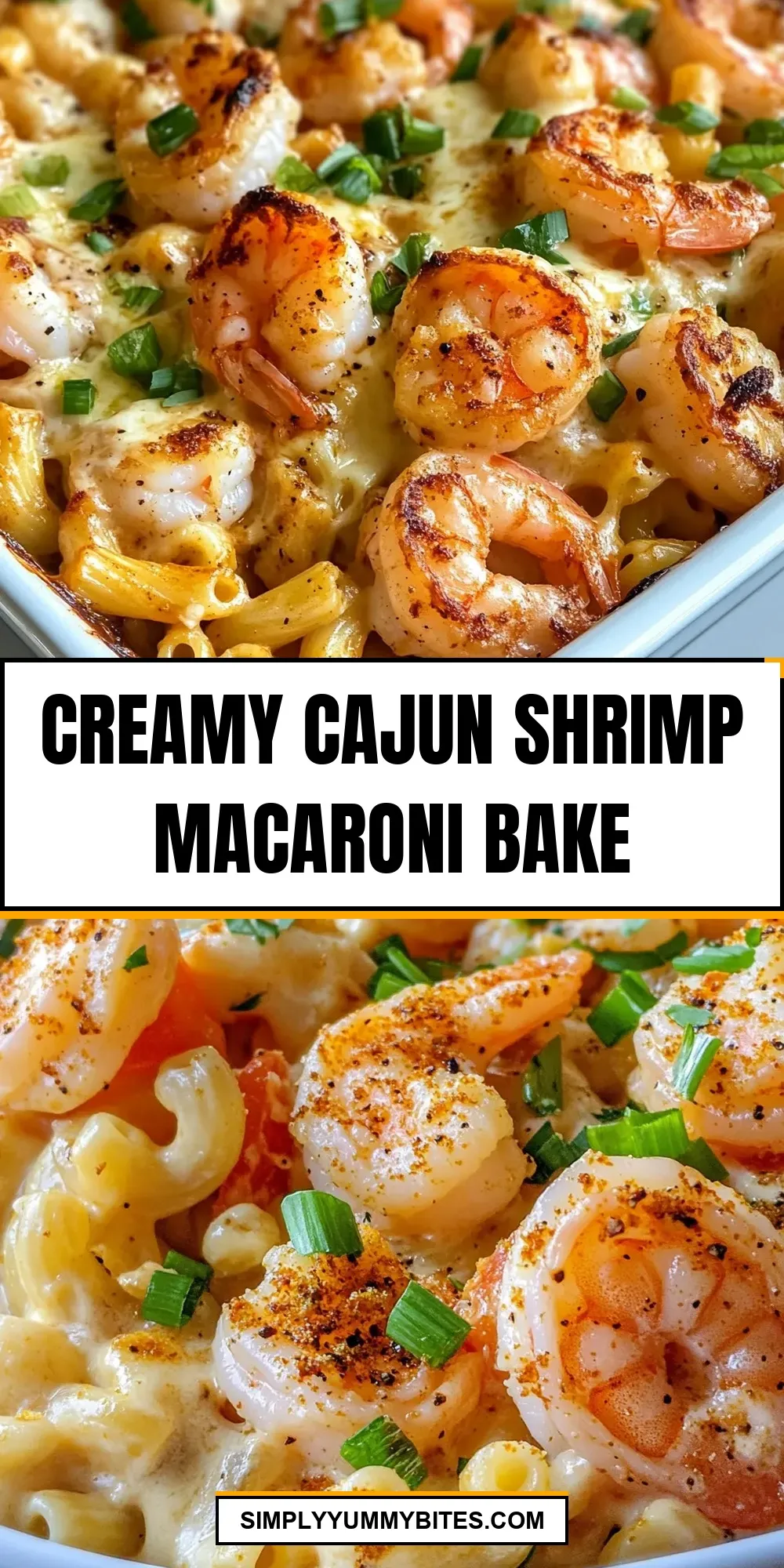 Creamy Cajun Shrimp Macaroni Bake (Tasty & Delicious)