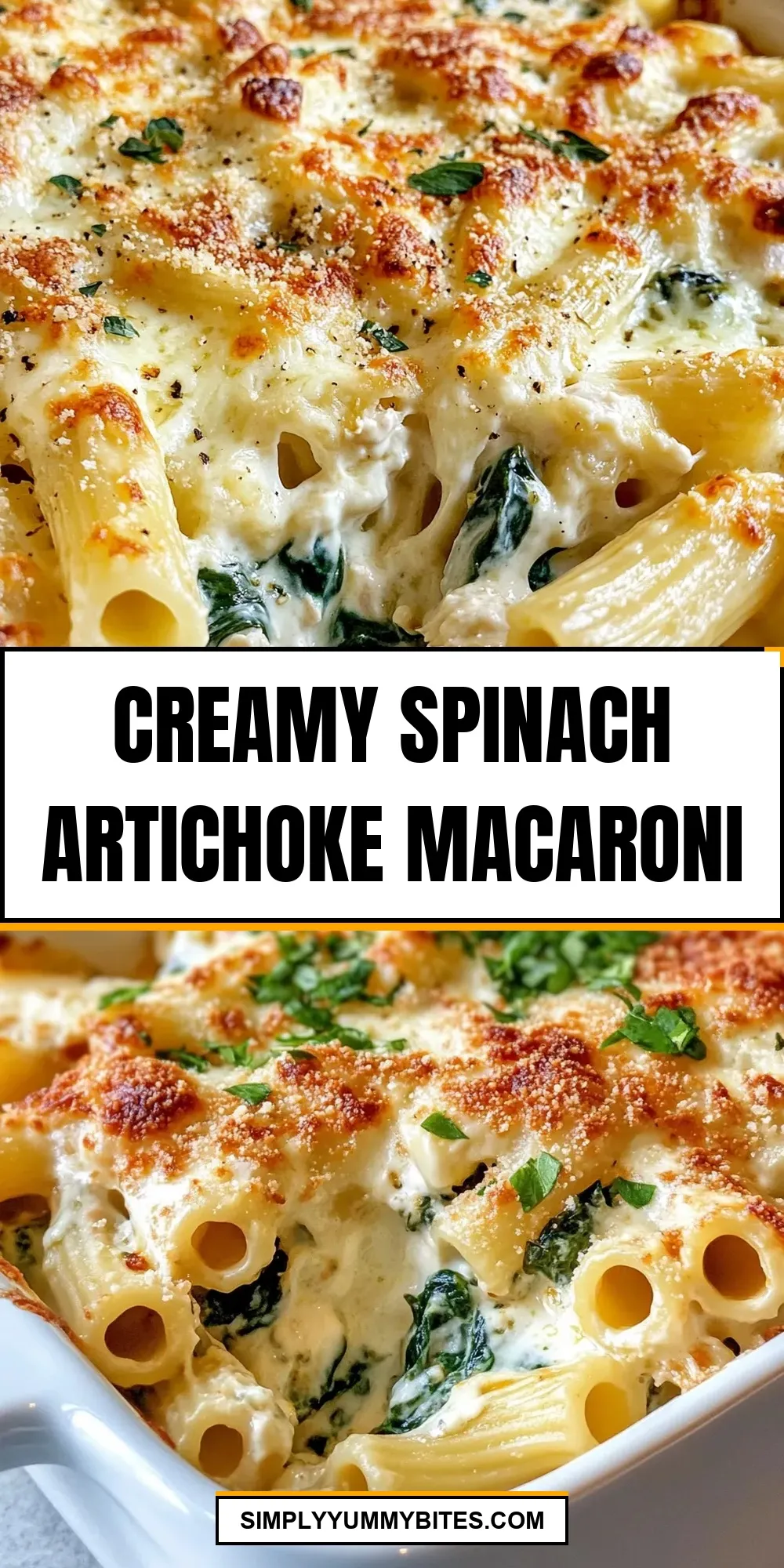 How To Make Tasty Creamy Spinach Artichoke Macaroni