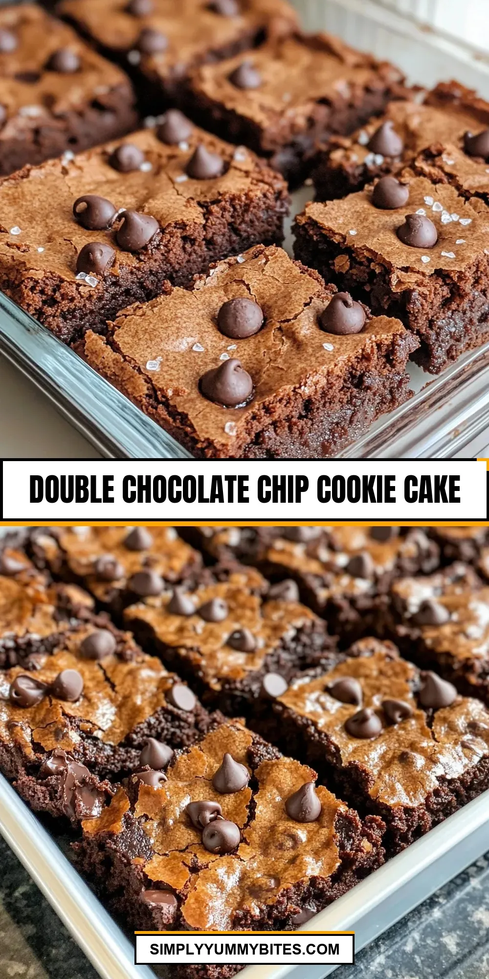 Double Chocolate Chip Cookie Cake (Tasty & Delicious)