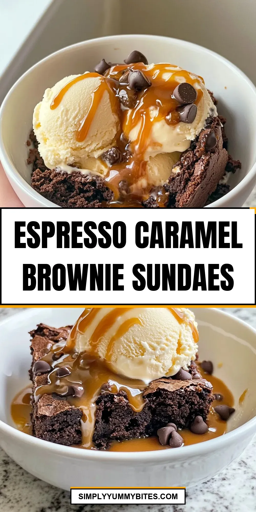 Espresso Caramel Brownie Sundaes Recipe
