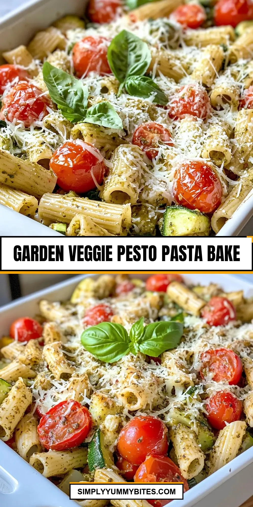 Garden Veggie Pesto Pasta Bake (Irresistible & Delicious)
