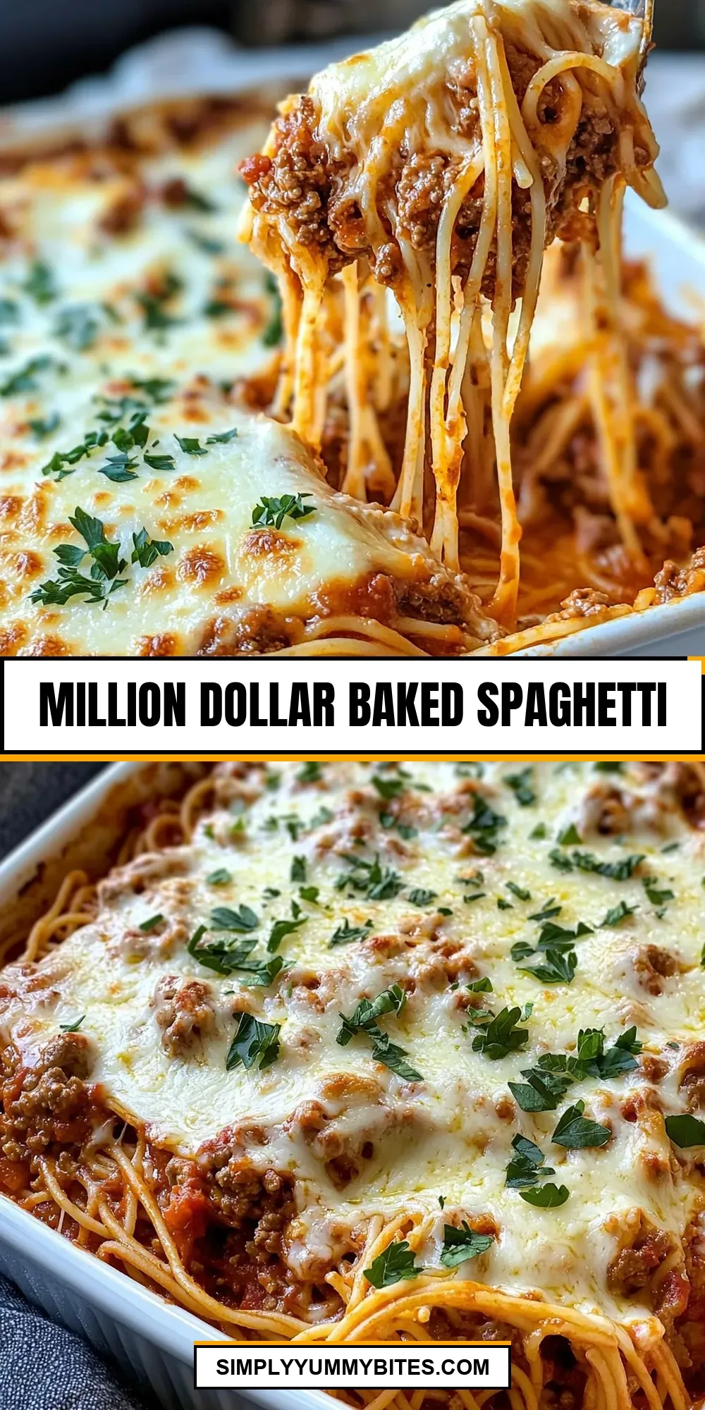 Million Dollar Baked Spaghetti Recipe