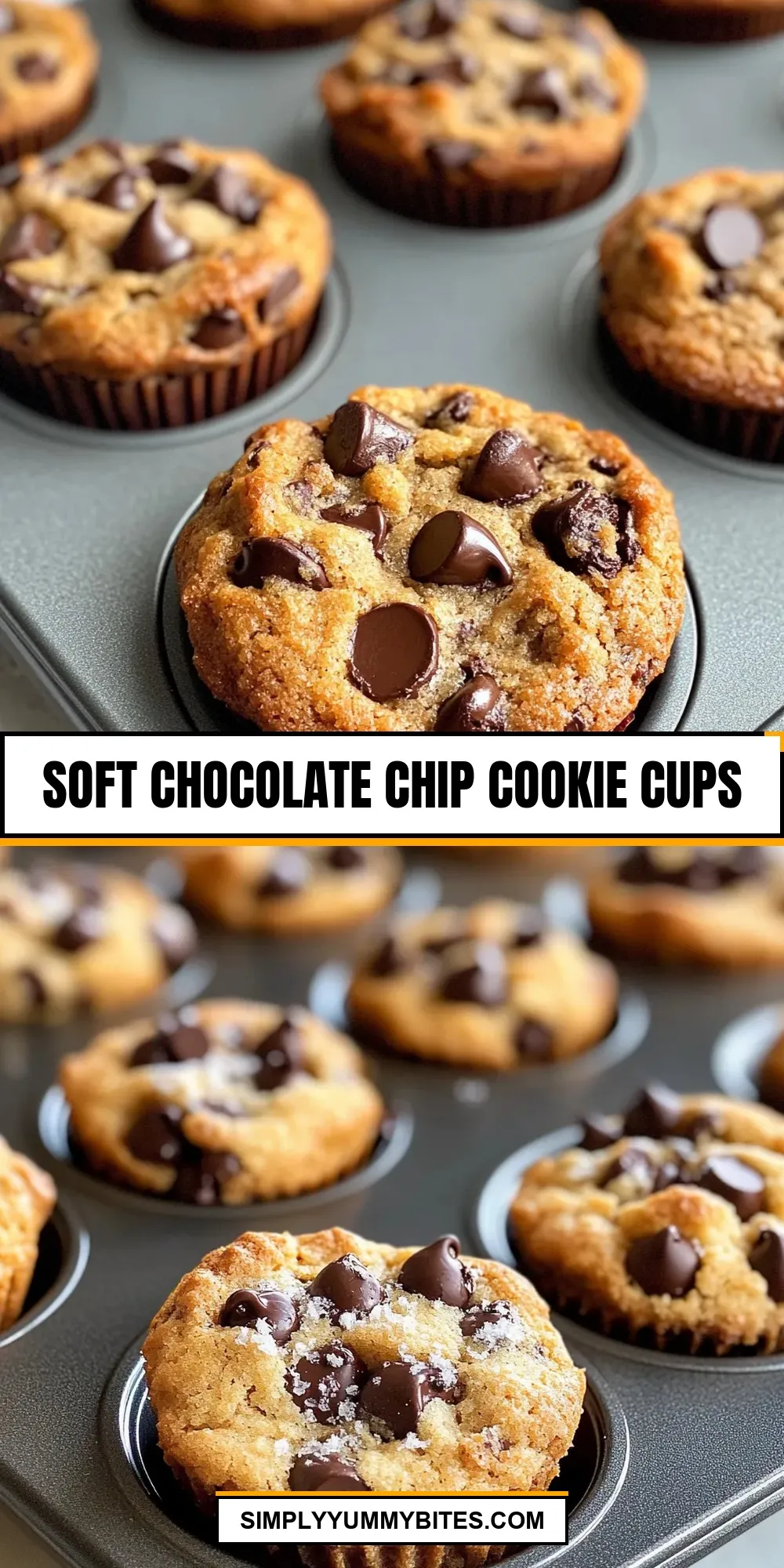 Soft Chocolate Chip Cookie Cups Recipe
