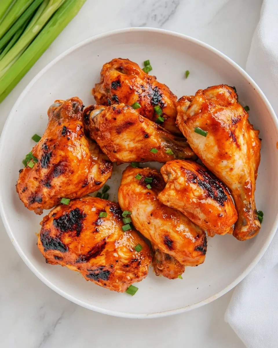 Healthy Air-Fryer Buffalo Chicken shot