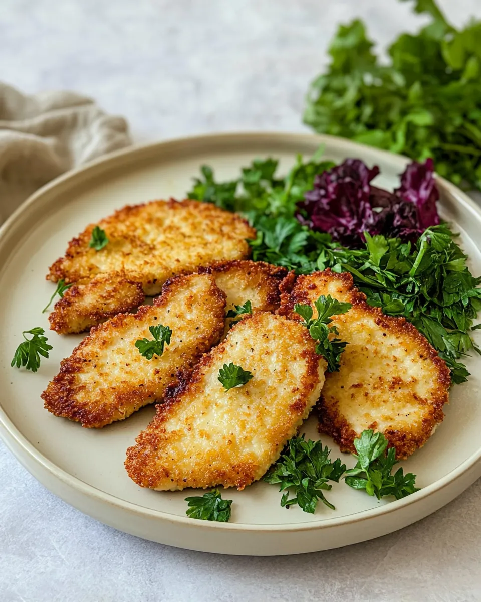 Quick Air-Fryer Chicken Cutlets shot