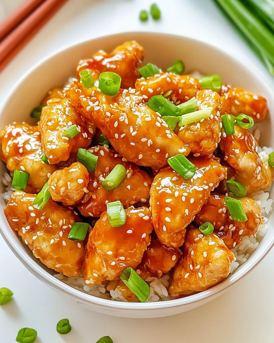 Delicious Baked Honey Sesame Chicken recipe image