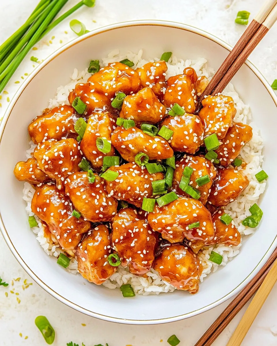 Best Baked Honey Sesame Chicken dish photo