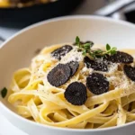 Homemade Black Truffle Pasta photo