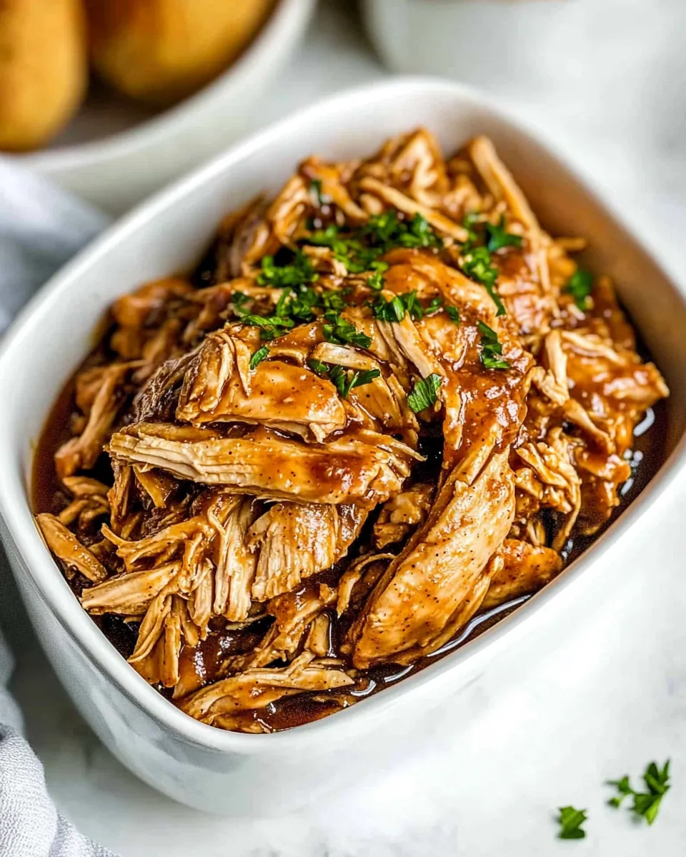 Homemade Brown Sugar Pulled Chicken photo