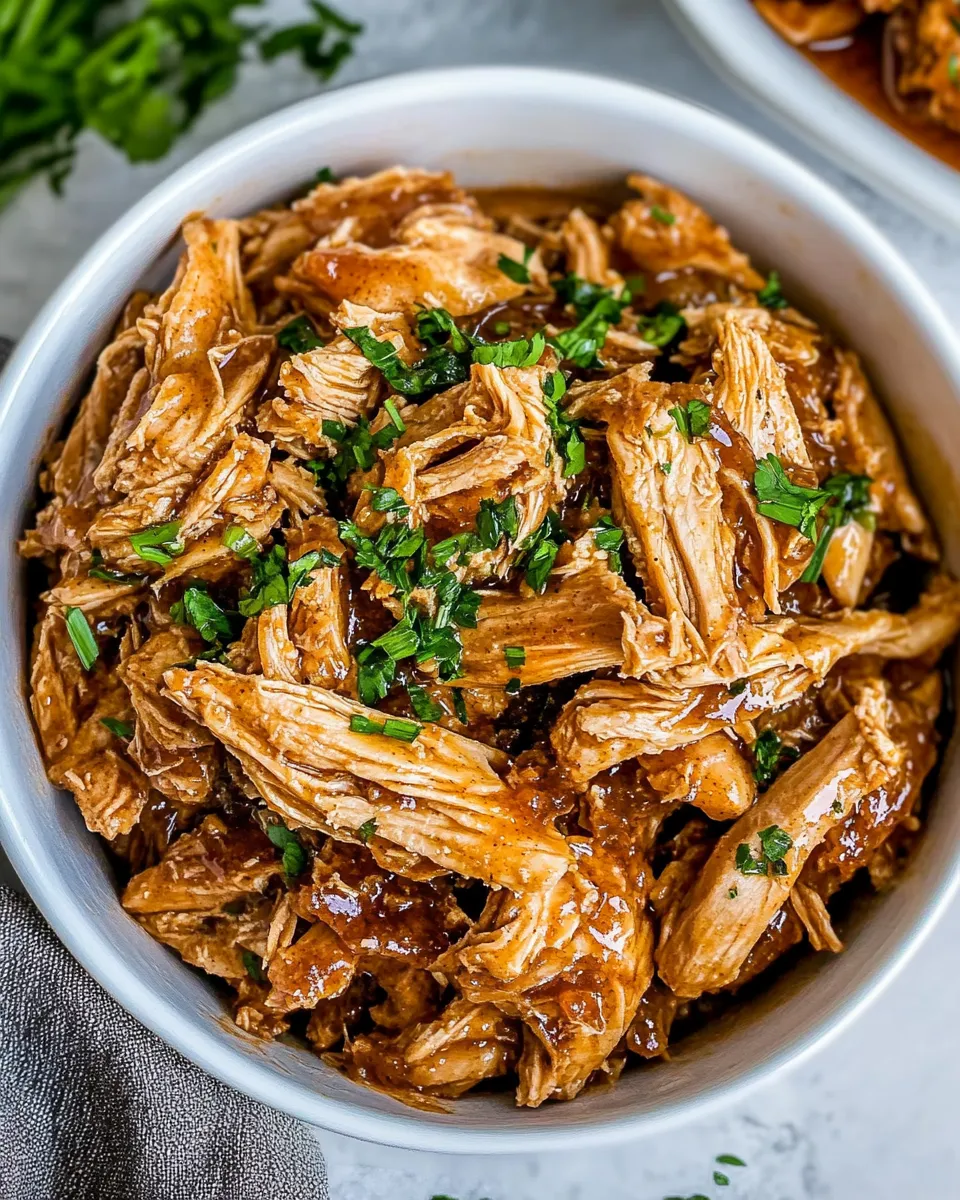 Classic Brown Sugar Pulled Chicken image