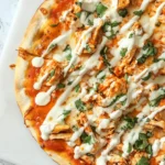 Homemade Buffalo Chicken Pizza photo