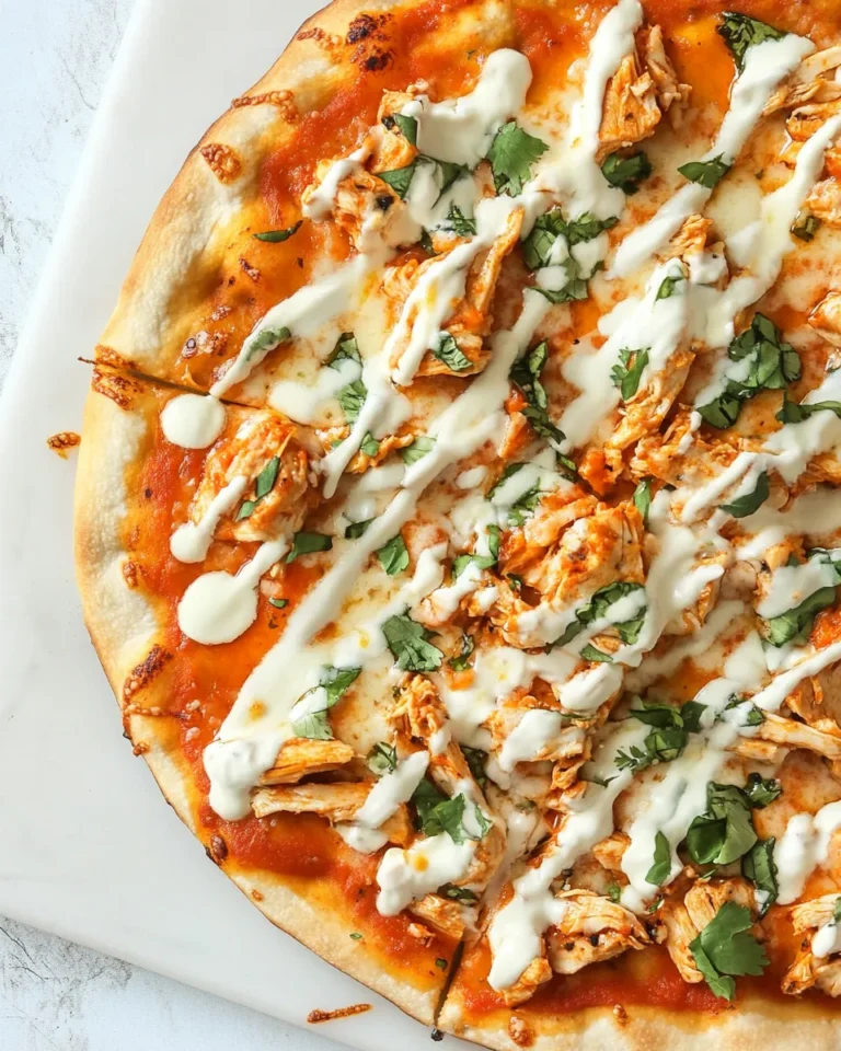 Homemade Buffalo Chicken Pizza photo