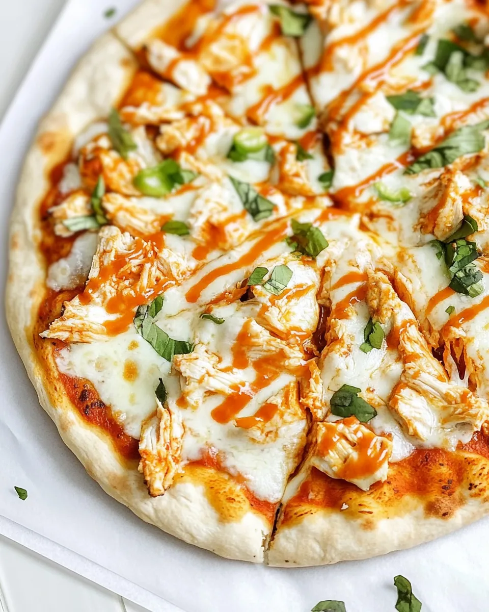 Classic Buffalo Chicken Pizza image