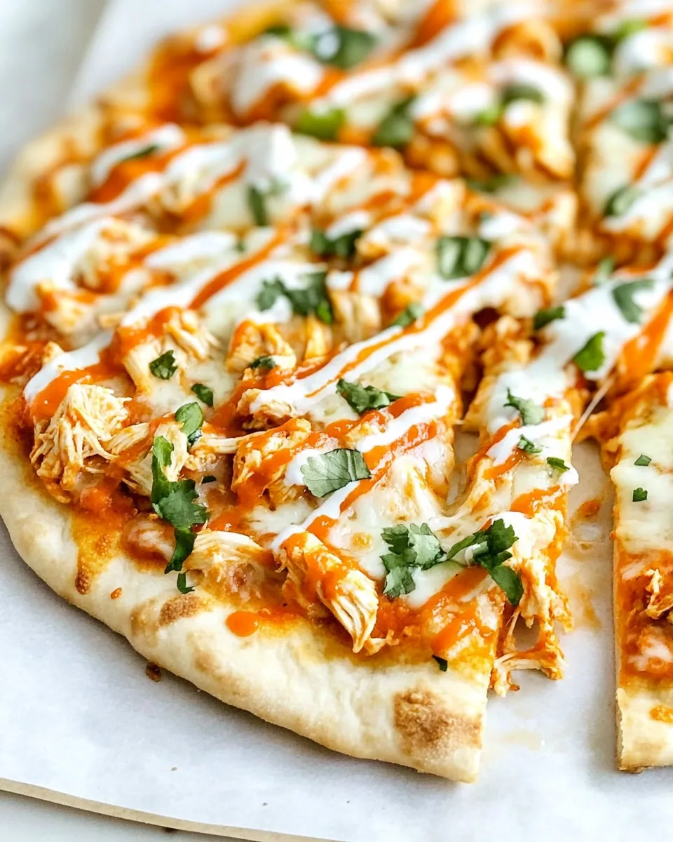 Easy Buffalo Chicken Pizza recipe photo