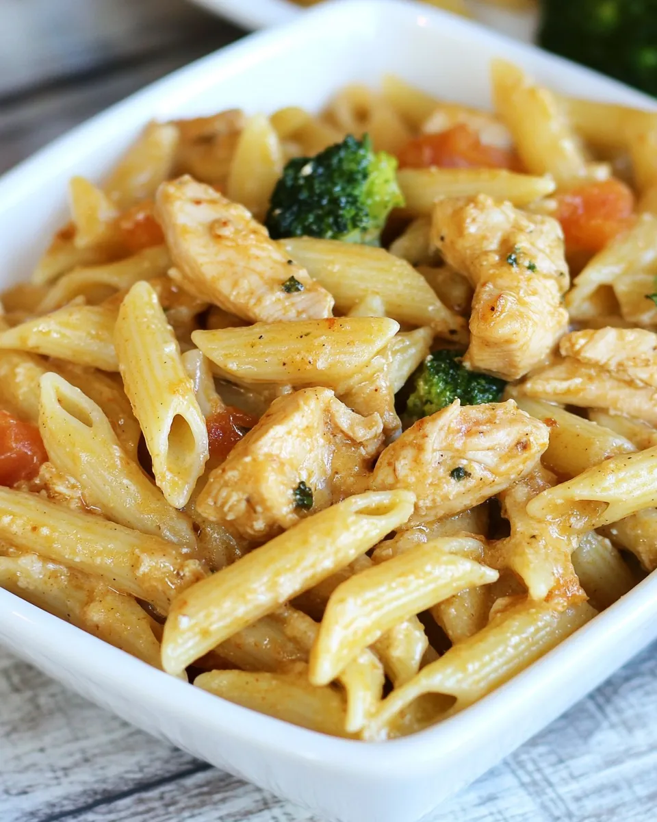 Easy Cajun Chicken Pasta Penne recipe photo