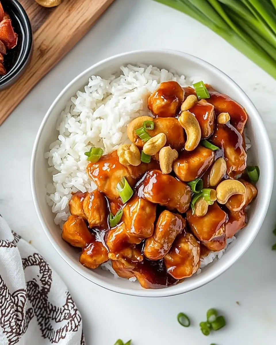 Homemade Cashew Chicken photo