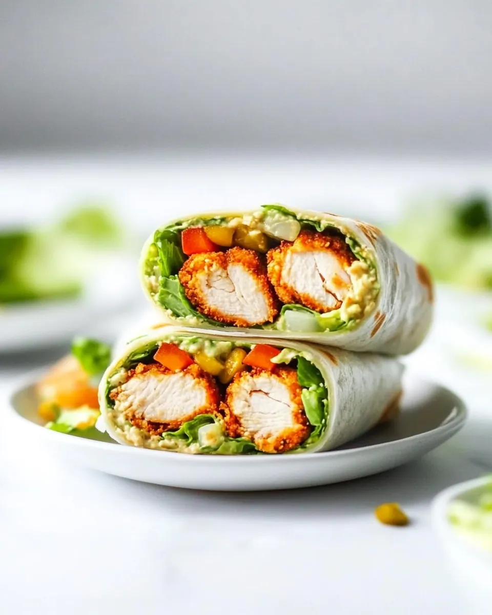 Classic Chicken Caesar Wrap Recipe image